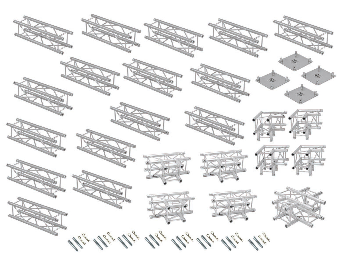 ALUTRUSS Truss Set QUADLOCK 6082 rectangle 7x4x3.5m (WxDxH)