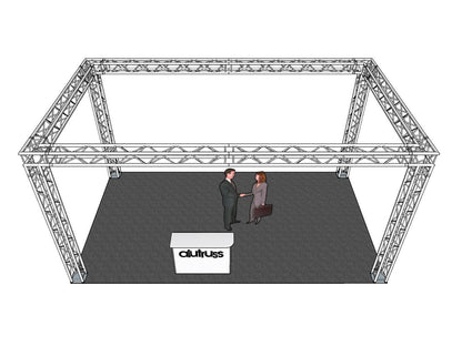 ALUTRUSS Truss Set QUADLOCK 6082 rectangle 7x4x3.5m (WxDxH)
