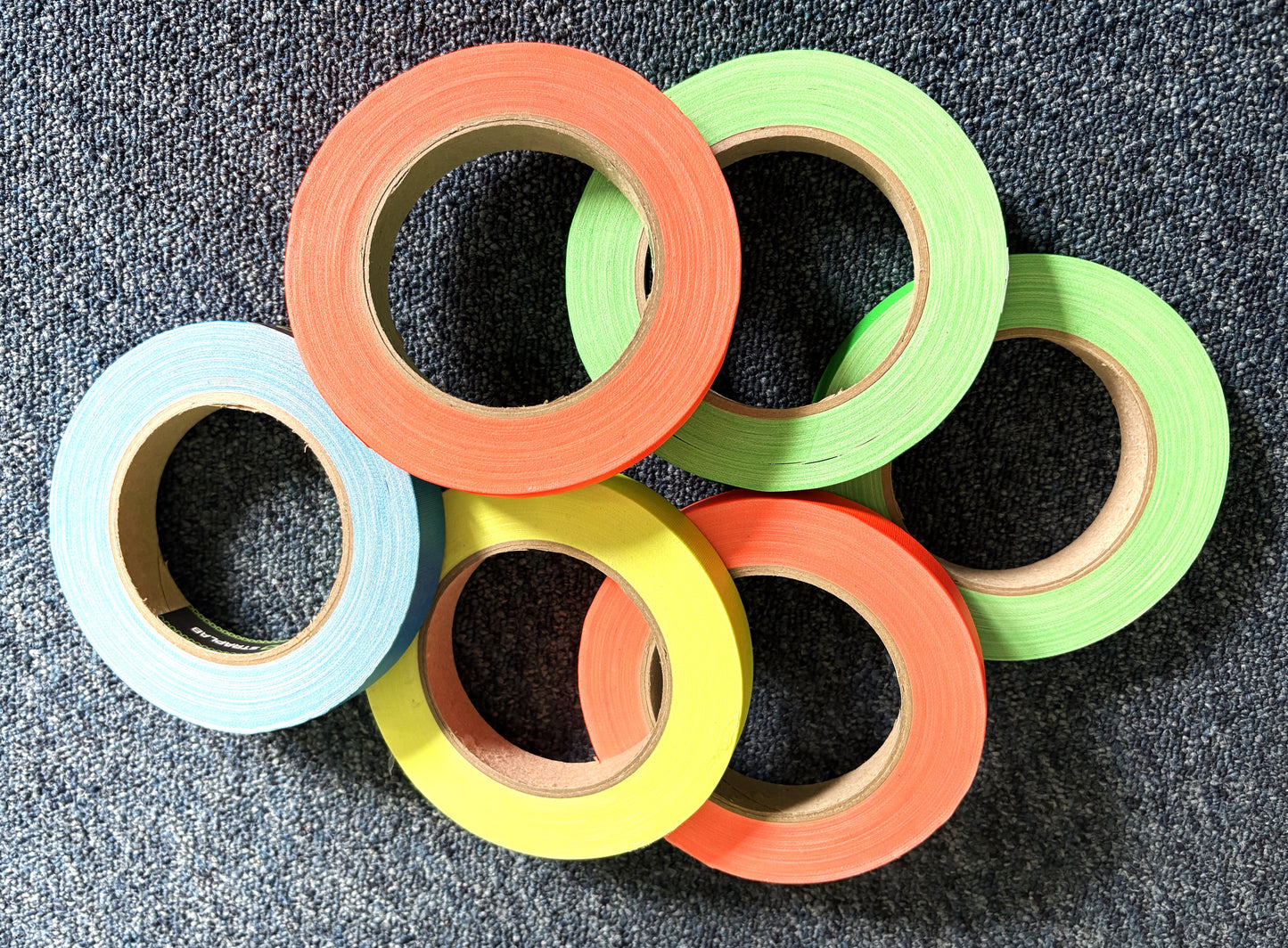 STRAPLAB FLUO żółta 19mm x 25m