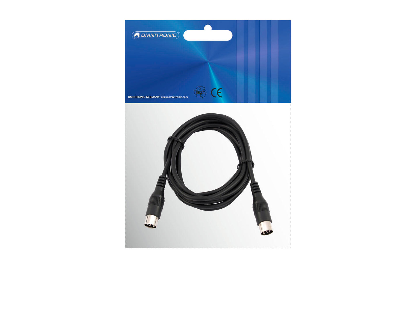 OMNITRONIC DIN Cable 8-pin 3m