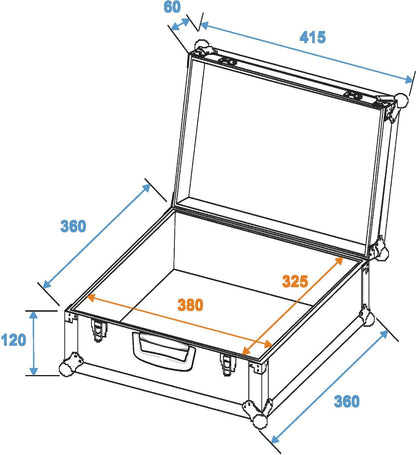 Case ROADINGER - universal suitcase any shape inside 