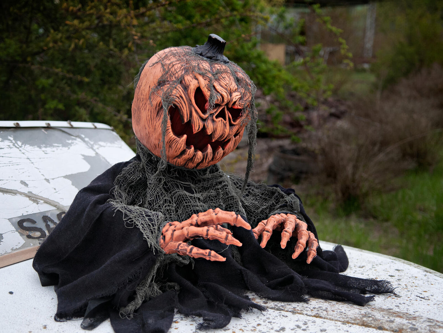 EUROPALMS Halloween Groundbreaker Pumpkin Monster, 50cm