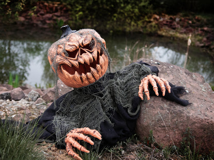 EUROPALMS Halloween Groundbreaker Pumpkin Monster, 50cm