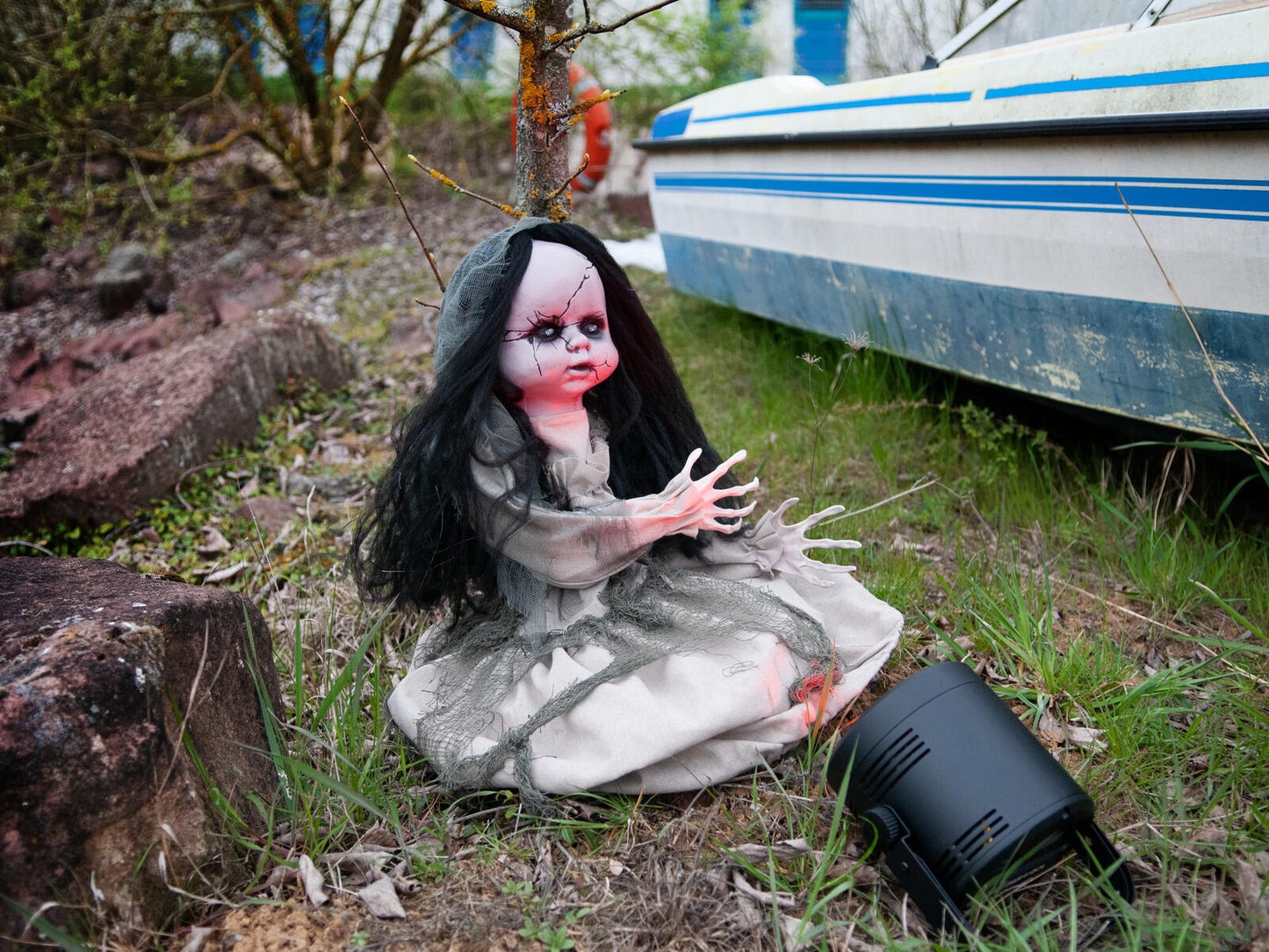 EUROPALMS Halloween Dancing Ghost, 46-80cm