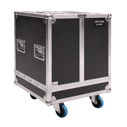 AED Audio   FLIGHT CASE 2XFLEX6