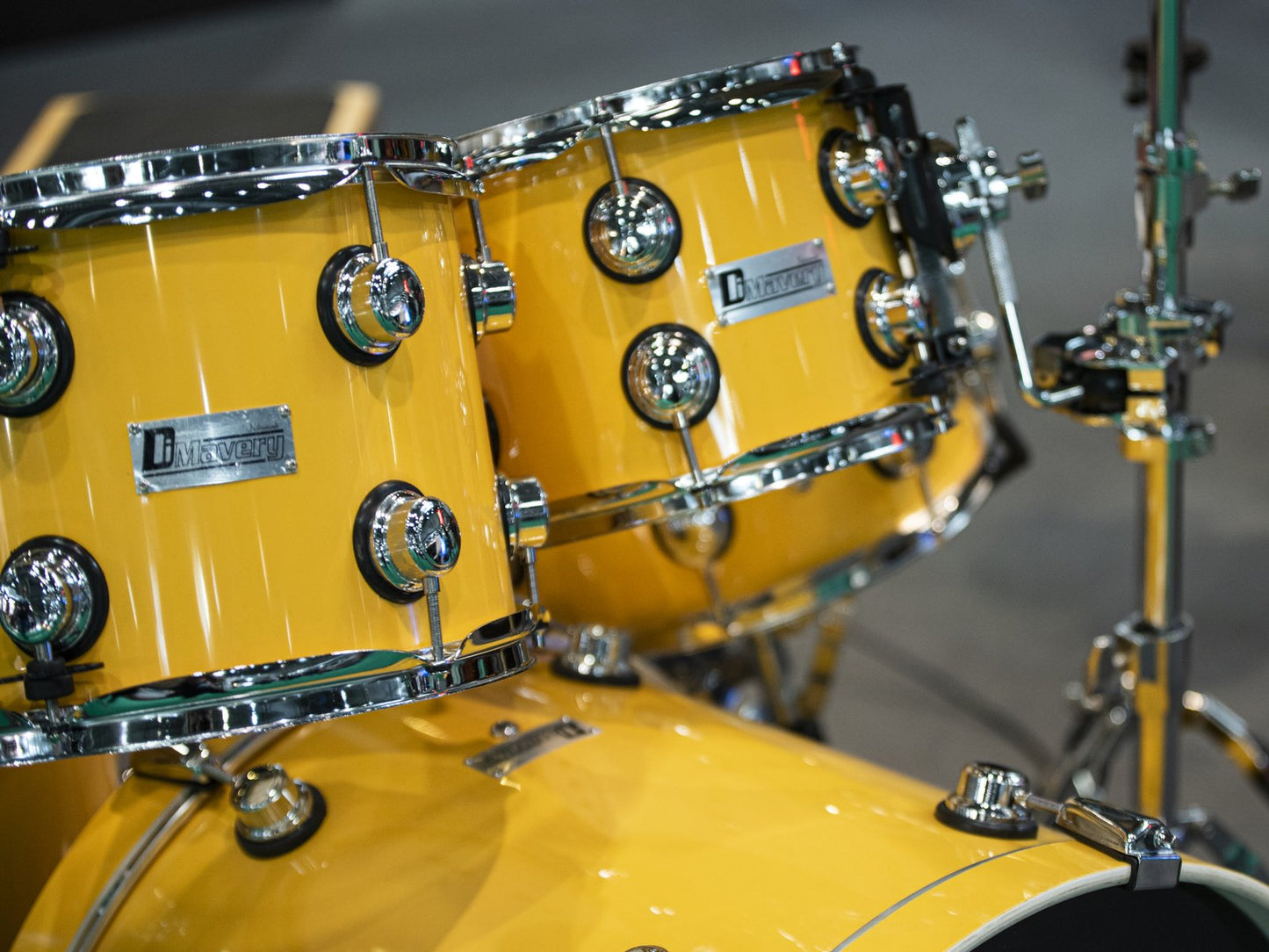 DIMAVERY DS-620 Drum Set, yellow
