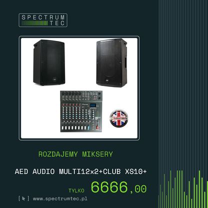 AED Audio MULTI12 x2 /Club XS 10+