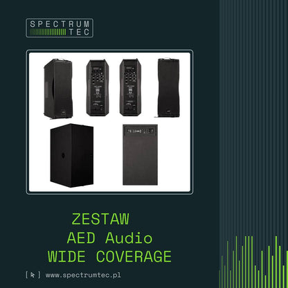 AED Audio WIDE COVERAGE
