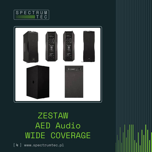 AED Audio WIDE COVERAGE