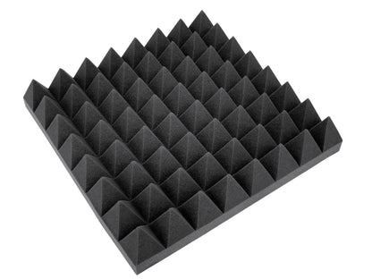 OMNITRONIC Accoustic Foam, Pyramid 10x 50x50cm