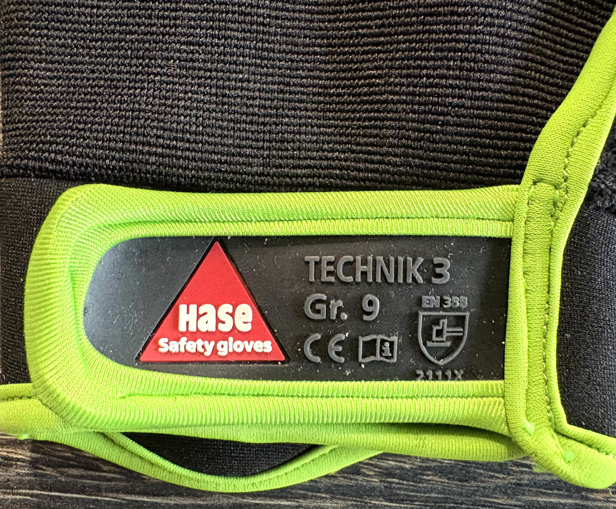 Hase TECHNIK-3 Rękawice dla technika sceny ekip technicznych 3-palce roz. L